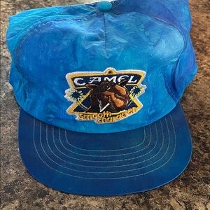 Vintage Blue Camel Logo Cap